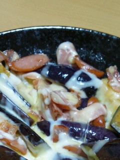 簡単美味しい☆ナスとベーコンのチーズのせ-レシピのメイン写真