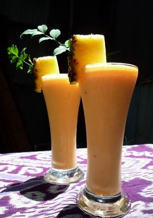 キャロットパインジュース　京都カフェ-レシピのメイン写真