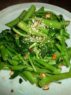 空芯菜炒め ヴィーガン 京都カフェ-レシピのメイン写真