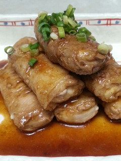 高たんぱく質食★豆腐の豚肉巻き-レシピのメイン写真
