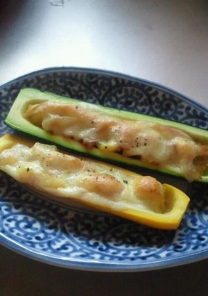 我が家定番ズッキーニのチーズ焼き-レシピのメイン写真
