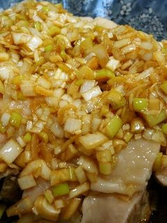 レンジで蒸し鶏☆ネギソースがけ-レシピのメイン写真