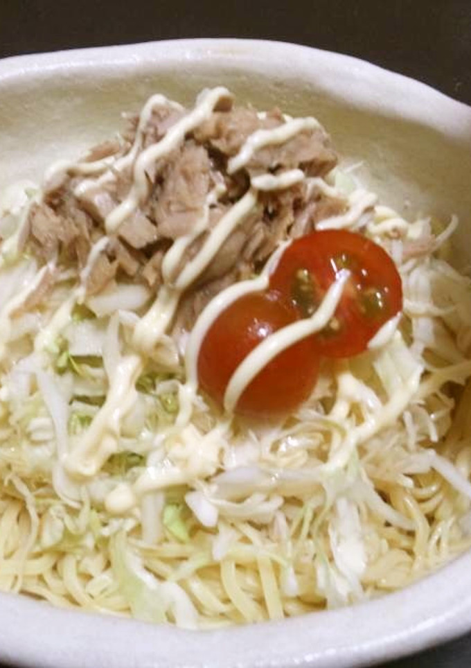 ツナとキャベツの冷し中華風♪ゆず胡椒風味-レシピのメイン写真