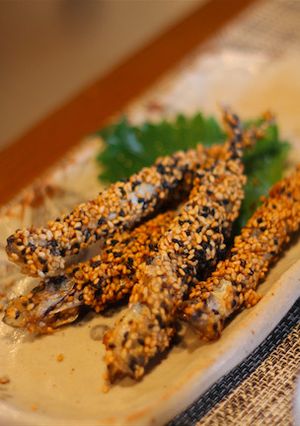 シシャモのたっぷりゴマ揚げ焼き-レシピのメイン写真
