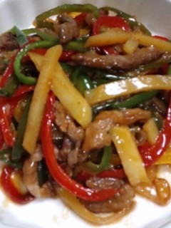 ☆じゃが芋の青椒肉絲☆-レシピのメイン写真
