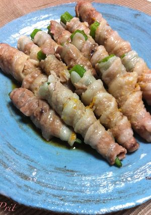 レンジで簡単♪肉巻きおくら-レシピのメイン写真