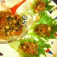 タコと夏野菜のレタス包み☆