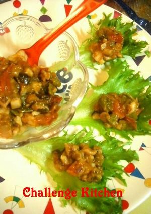 タコと夏野菜のレタス包み☆-レシピのメイン写真