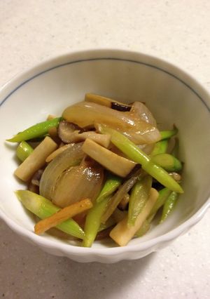 アスパラエリンギのバターしょうゆ-レシピのメイン写真