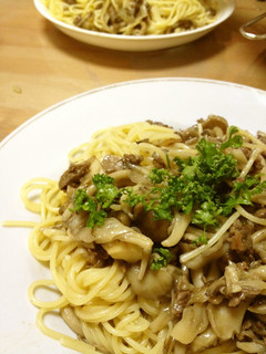 牛肉ときのこのラグーソースパスタ-レシピのメイン写真