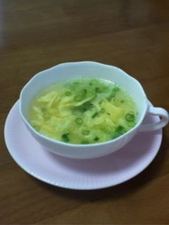ウェイパーで作る☆簡単な卵スープ-レシピのメイン写真