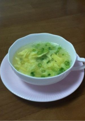 ウェイパーで作る☆簡単な卵スープ-レシピのメイン写真