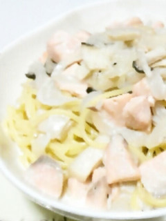 私のお気に入り☆サーモンのクリームパスタ-レシピのメイン写真