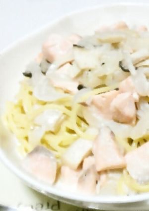 私のお気に入り☆サーモンのクリームパスタ-レシピのメイン写真