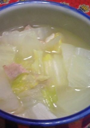 白菜とベーコンのくたくたスープ-レシピのメイン写真