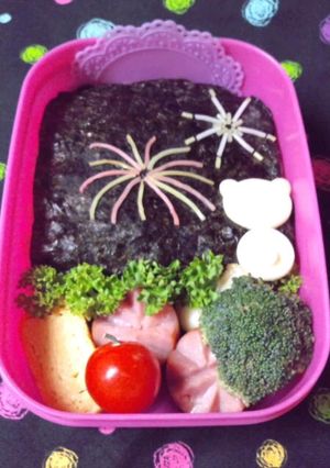 夏のお弁当に☆簡単花火-レシピのメイン写真
