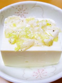 夏にさっぱり!ねぎ塩麹☆冷奴-レシピのメイン写真