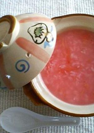 ピンクのおかゆ-レシピのメイン写真