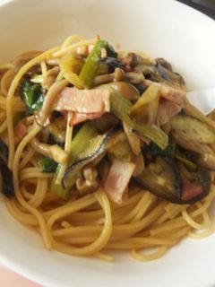 しめじとベーコンの和風パスタ-レシピのメイン写真