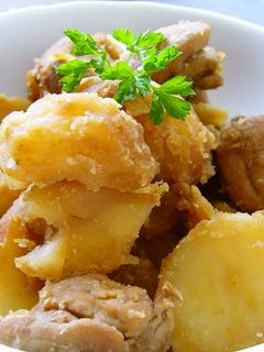 新じゃがと鶏肉の煮っころがし-レシピのメイン写真