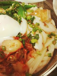 温玉キムチ冷やしうどん-レシピのメイン写真