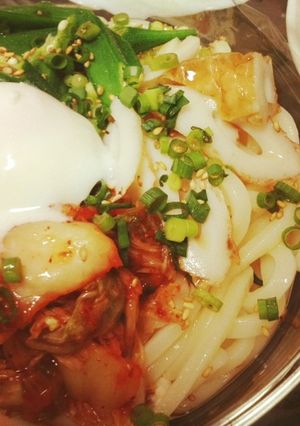 温玉キムチ冷やしうどん-レシピのメイン写真