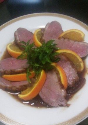 鴨むね肉のロースト マーマレードソース-レシピのメイン写真