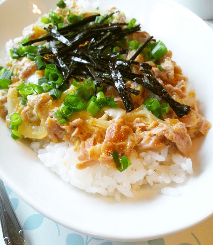 簡単ランチ☆ツナの卵丼 by Moepi☆ 【クックパッド】 簡単おいしい