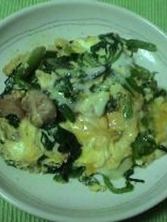 鶏肉とほうれんそうのたまごとじ-レシピのメイン写真