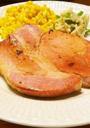 ハムステーキ-レシピのメイン写真