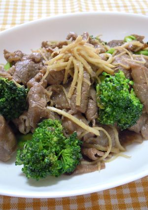 新生姜と牛肉の味噌炒め-レシピのメイン写真