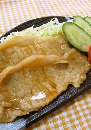 お酢でさっぱり生姜焼き-レシピのメイン写真