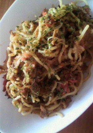 ツナたまご焼きそば-レシピのメイン写真