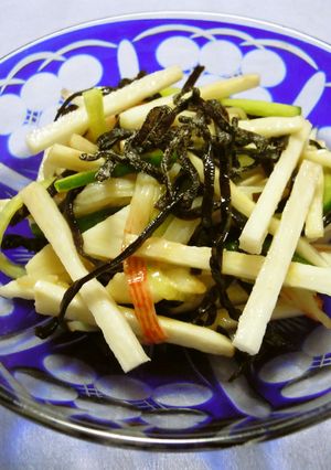 節電レシピ！長芋の塩昆布和え-レシピのメイン写真