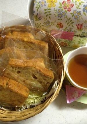 手土産に！キャラメルバナナパウンドケーキ-レシピのメイン写真