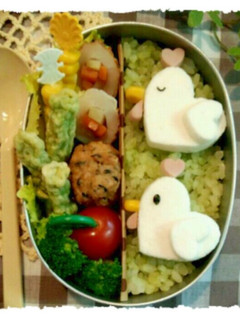 キャラ弁☆はんぺんDEニワトリさん-レシピのメイン写真