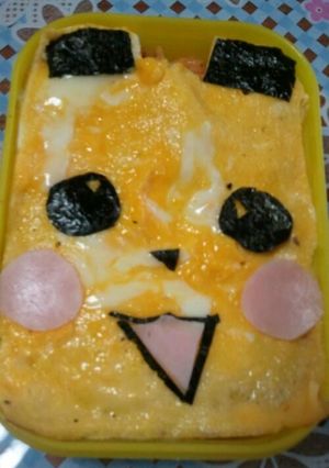 簡単キャラ弁!ピカチュウ☆-レシピのメイン写真