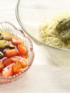 夏野菜のイタリアンそーめん-レシピのメイン写真