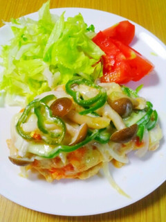 ♡鶏胸肉のピザ風♡具沢山-レシピのメイン写真