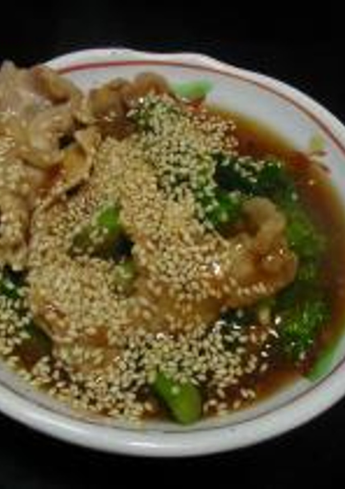 菜の花と豚肉の旨煮-レシピのメイン写真