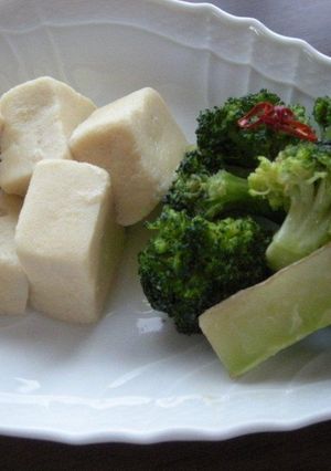 炒めブロッコリーの豆乳味-レシピのメイン写真