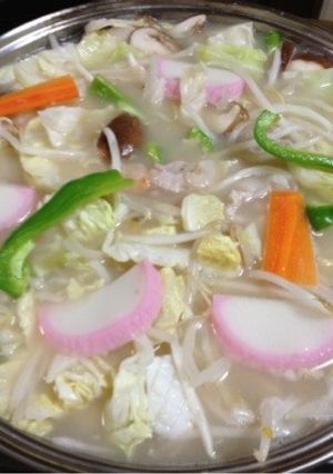 野菜たっぷりちゃんぽん鍋-レシピのメイン写真