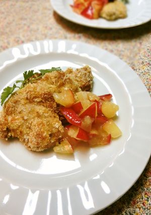 豚ヒレ肉のマスタード焼き*すももソース-レシピのメイン写真