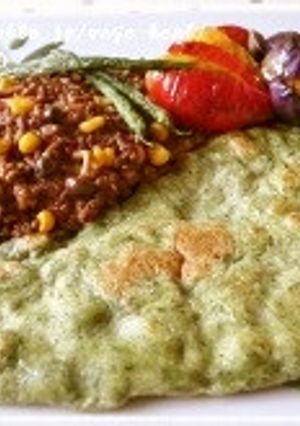 イーストなしフライパンでほうれん草ナン-レシピのメイン写真