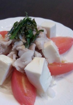 冷しゃぶにお豆腐も仲間入り-レシピのメイン写真
