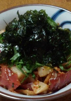 まぐろキムチ丼-レシピのメイン写真