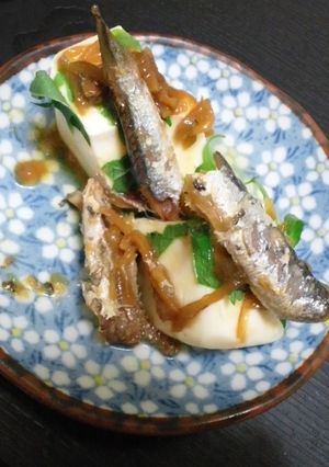 いわしの生姜煮と大葉のせ冷や奴-レシピのメイン写真
