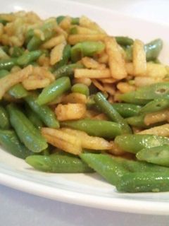 いんげんとジャガイモのカレー炒め-レシピのメイン写真