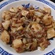 はんぺんと挽き肉キャベツの炒めもの