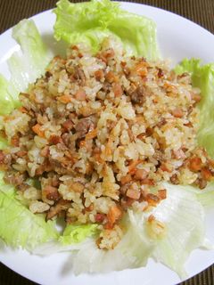 鮭焼肉チャーハン-レシピのメイン写真